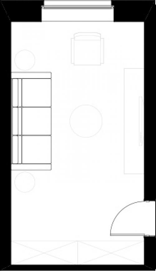 Гостиные с серыми стенами и синим диваном: сочетание стилей и цветов 17