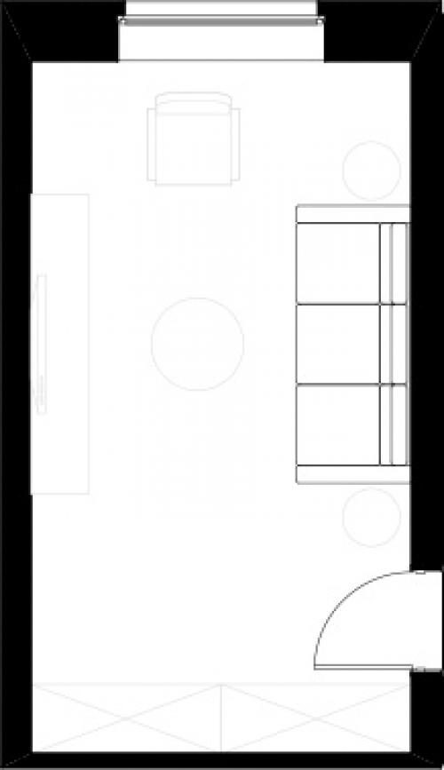Гостиные с серыми стенами и синим диваном: сочетание стилей и цветов 18