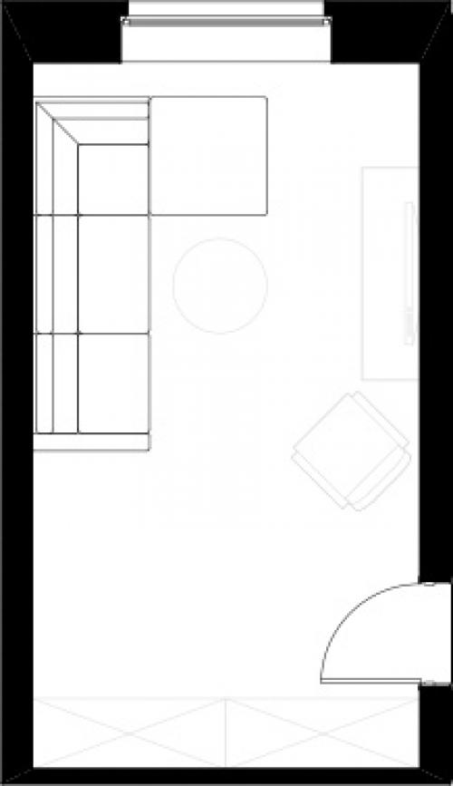 Гостиные с серыми стенами и синим диваном: сочетание стилей и цветов 19