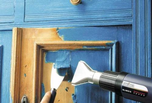 Снять краску со стены феном. 5 советов, как снять старую краску с помощью строительного фена