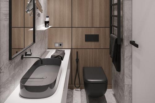 Как организовать пространство в туалете, чтобы было удобно и комфортно. Подвесить и спрятать