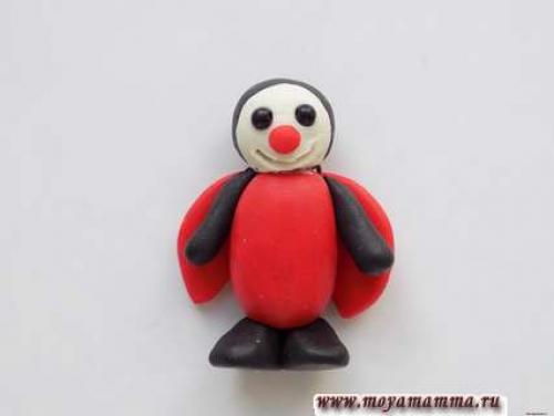 Божья коровка из пластилина. Как слепить божью коровку из пластилина