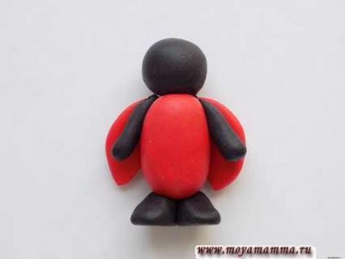 Божья коровка из пластилина. Как слепить божью коровку из пластилина