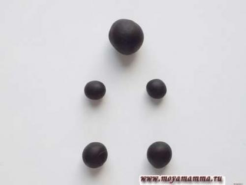 Божья коровка из пластилина. Как слепить божью коровку из пластилина