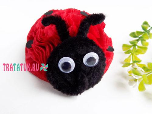 Как и из чего сделать божью коровку своими руками. Поделка для детей божья коровка: 100 идеи