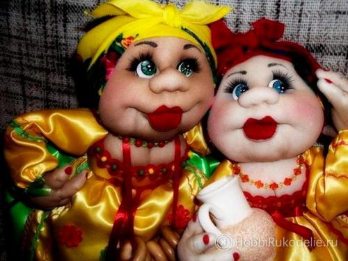 Как сделать открытый рот кукле из капрона. Куклы из капрона