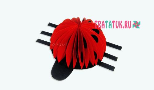 Божья коровка поделка из бумаги. Божья коровка из бумаги: этапы создания