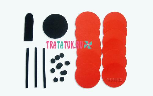 Божья коровка поделка из бумаги. Божья коровка из бумаги: этапы создания