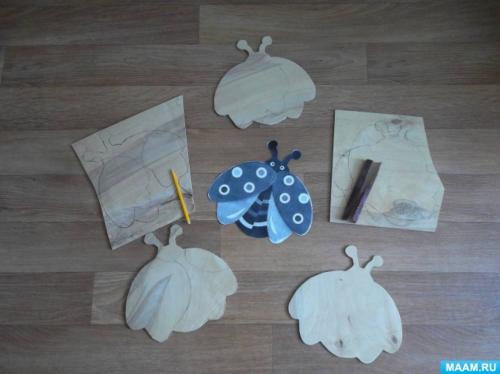 Божья коровка поделка для сада. Мастер-класс «Божьи коровки из фанеры для украшения клумбы»