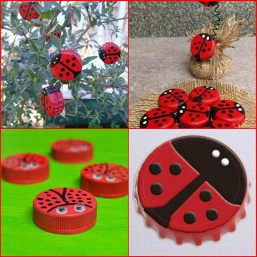 Божья коровка из пластиковых бутылок. Божьи коровки из бутылок. Божья коровка из пластиковых бутылок – красота, которая может быть создана вашими руками! Пуфик из пластиковых бутылок