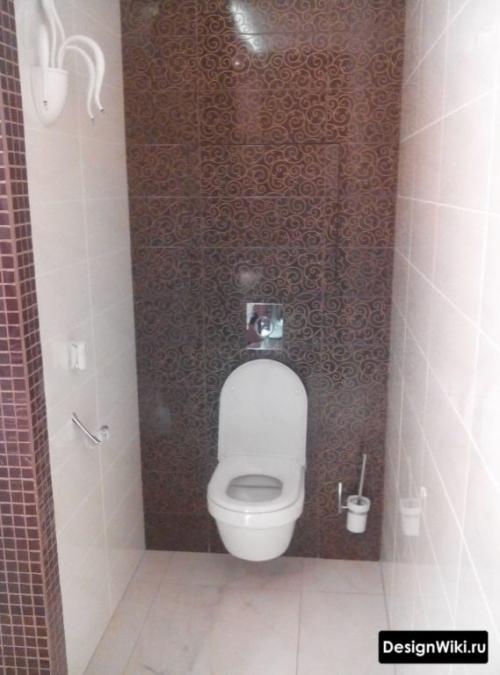 Дизайн туалета 2 кв. Как красиво оформить помещение маленького туалета и не потерять драгоценные квадратные метры? 24 Дизайн туалета 2 кв. Как красиво оформить помещение маленького туалета и не потерять драгоценные квадратные метры? 24