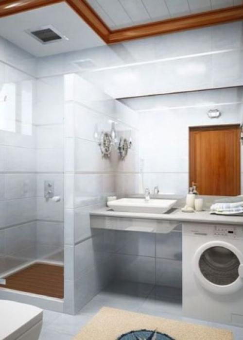 Дизайн ванной комнаты с душевой кабиной. Ванная с душевой кабиной (250 фото): нюансы, варианты дизайнов 17