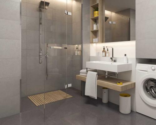 Дизайн маленькой ванной 2022. Что лучше для маленькой ванной с туалетом — угловая ванна или душевая в интерьере с ограниченным пространством 22