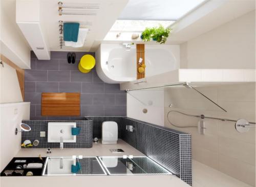 Дизайн ванной комнаты с туалетом 6 кв м. Новинки в дизайне ванной комнаты площадью 6 кв. м с фото