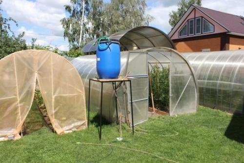 Как работает капельный полив нашего огорода 22