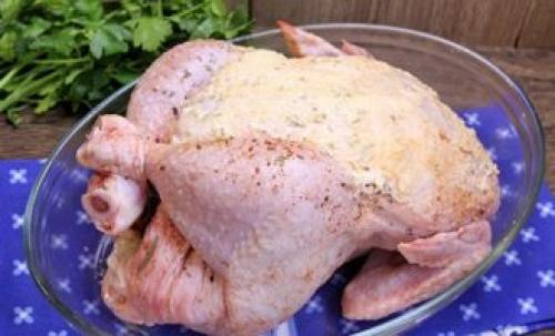 Как приготовить курицу в духовке целиком с хрустящей корочкой. Вкусный рецепт курицы с хрустящей корочкой в духовке целиком