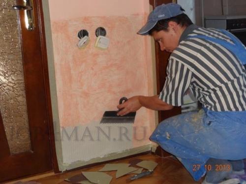 Гибкий камень, как сделать с подсветкой.  Технология производства 06 Гибкий камень, как сделать с подсветкой.  Технология производства 06