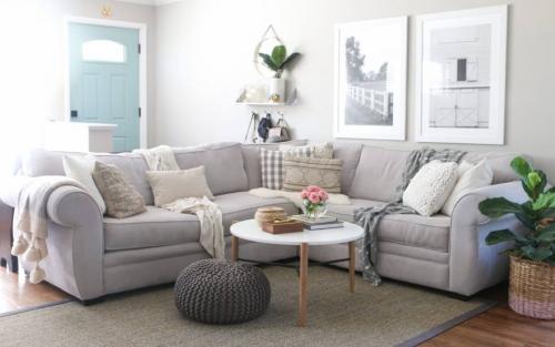 Серый диван: стильное и универсальное решение для интерьера гостиной 08 Серый диван: стильное и универсальное решение для интерьера гостиной 08