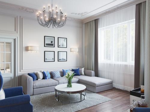 Как сделать гостиную с серыми стенами более функциональной. В каком стиле сделать гостиную в сером цвете?