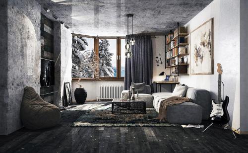 Как сделать гостиную с серыми стенами более функциональной. В каком стиле сделать гостиную в сером цвете?