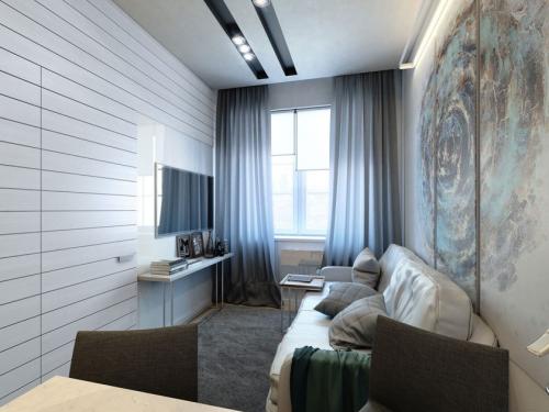 Какие материалы лучше использовать для отделки стен и пола в однокомнатной квартире 35 кв.м. Квартира площадью 35 кв. м.