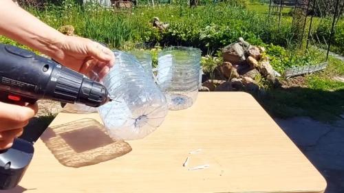 Создание системы капельного полива на 30 дней из пластиковой бутылки: простой способ ухода за растениями 01