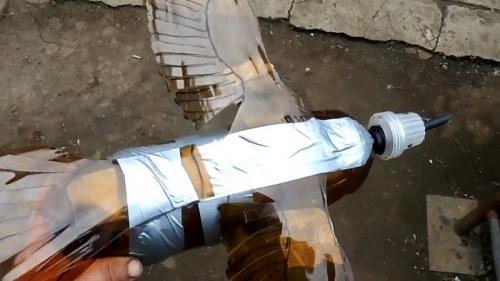 Пугало для птиц. Процесс изготовления чучела птицы