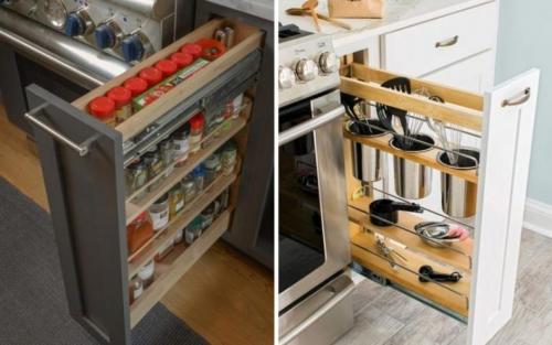 Как правильно разложить вещи на кухне. Хранение на кухне: полезные советы, как хранить вещи на кухне (115 фото). Лучшие идеи, системы и эффективные решения