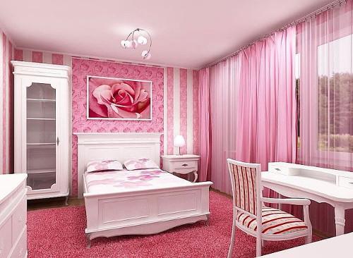 Какие цвета и материалы можно использовать для создания контраста в гостиной с розовыми стенами. Как НЕ стоит использовать розовый цвет