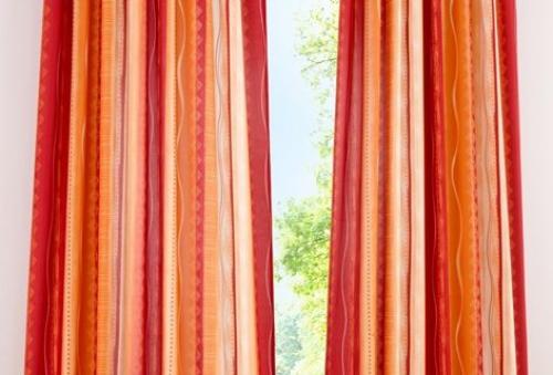 Расчет ткани на шторы на ленте. 