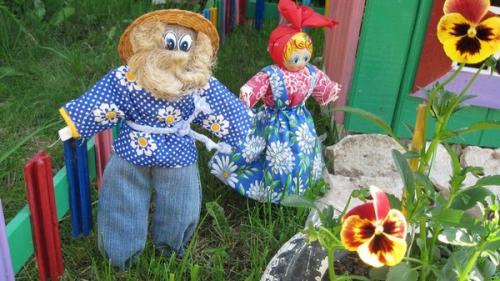 Какие материалы можно использовать для создания чучело огородной картинки