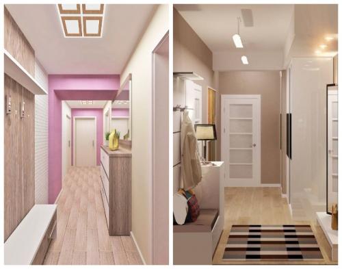 Какие материалы лучше использовать для дизайна узкой прихожей