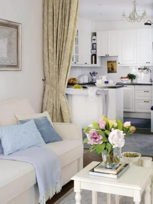 Просто и эффективно: 5 способов отделить кухню в квартире-студии 06