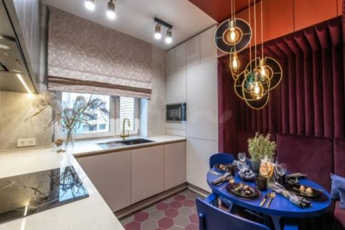 Просто и эффективно: 5 способов отделить кухню в квартире-студии 19