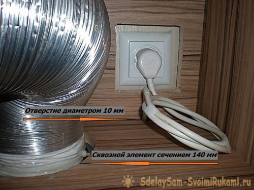 Кухонная вытяжка в частном доме через потолок. Монтаж вытяжной системы.