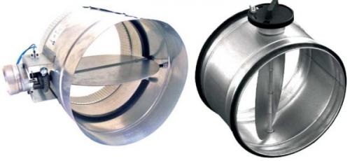 Вентиляция с обратным клапаном через стену. Способ открывания 03