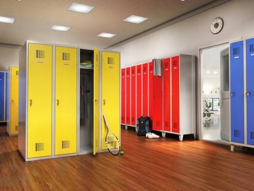 Гардеробные шкафчики для раздевалок размеры. Шкафы для производственных раздевалок 16