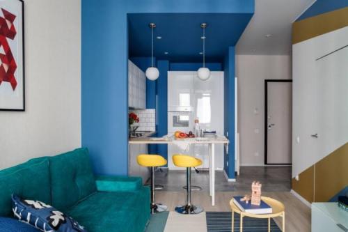 Как можно создать отдельную зону для отдыха в однокомнатной квартире. 70+ идей зонирования однокомнатной квартиры