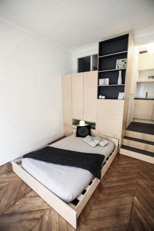 Как можно создать зону для отдыха в маленькой студии. Функционал, мебель и свет