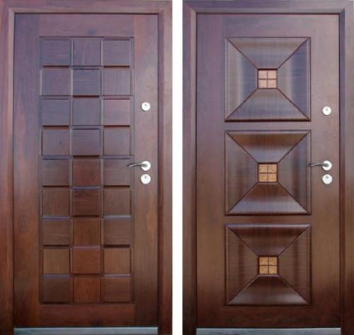 Какие материалы используются для создания входных дверей для дома и коттеджа. Отделка дверного полотна