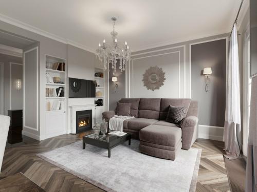 Как создать светлую и просторную обстановку в серой гостиной. В каком стиле сделать гостиную в сером цвете?