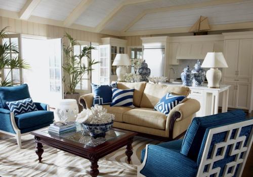 Интерьер в бежевых тонах с яркими акцентами. Сочетание бежевого с яркими и нейтральными цветами