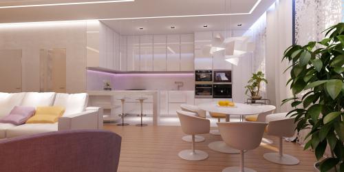 Скромный комфорт: крошечная студия с кухней в коридоре 01