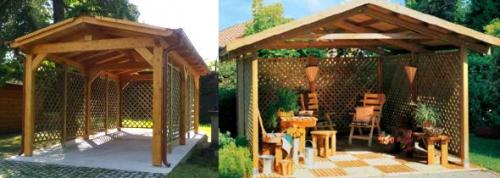 Крыша для беседки своими руками. Беседки для дачи С ДВУХСКАТНОЙ КРЫШЕЙ (15 способов сделать).