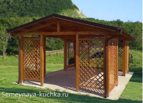 Крыша для беседки своими руками. Беседки для дачи С ДВУХСКАТНОЙ КРЫШЕЙ (15 способов сделать).