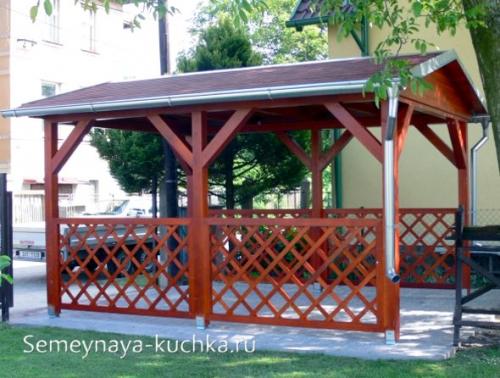 Крыша для беседки своими руками. Беседки для дачи С ДВУХСКАТНОЙ КРЫШЕЙ (15 способов сделать).