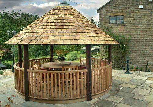 Крыша на беседке. №2. Форма крыши беседки