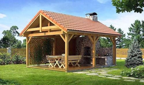 Крыша на беседке. №2. Форма крыши беседки