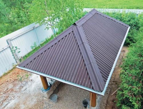 Крыша на беседке. №2. Форма крыши беседки