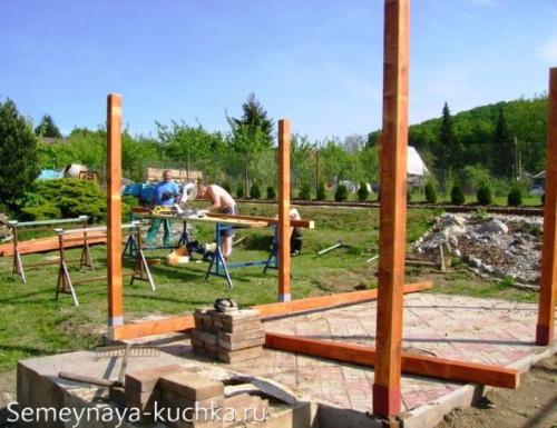 Крыша для беседки своими руками. Беседки для дачи С ДВУХСКАТНОЙ КРЫШЕЙ (15 способов сделать).